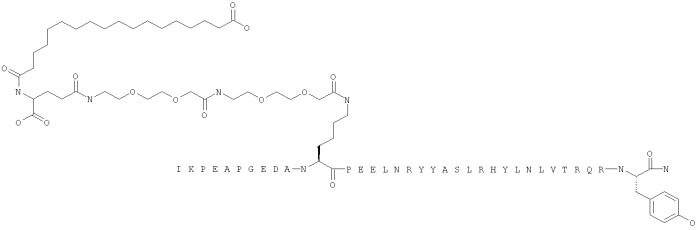 Длительно действующие агонисты рецепторов y2 и(или) y4 (патент 2504550)