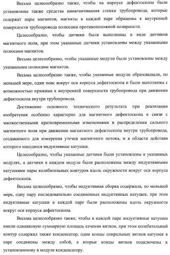 Внутритрубный дефектоскоп (варианты) и способ его применения (патент 2400738)
