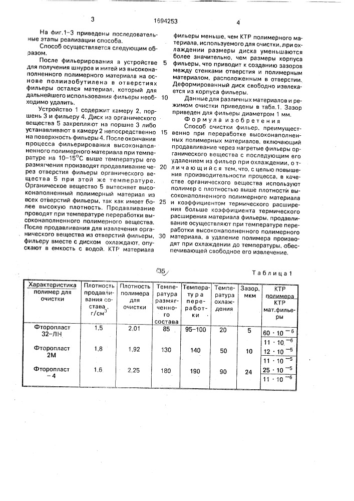 Способ очистки фильер (патент 1694253)