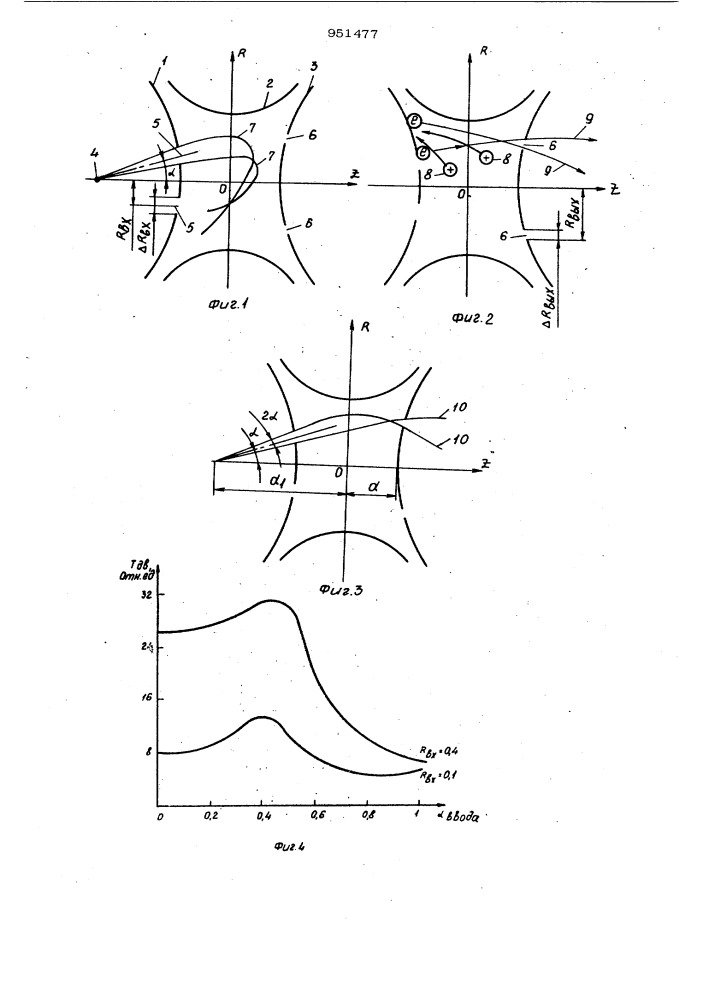 Датчик гиперболоидного масс-спектрометра (патент 951477)