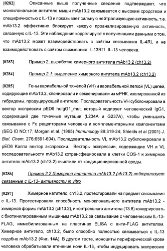 Антитела против интерлейкина-13 человека и их применение (патент 2427589)