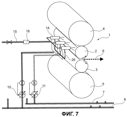 Способ и устройство для смазки валков и прокатываемой полосы в прокатной клети (патент 2463118)