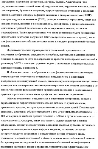 Аминоалкоксииндолы, как лиганды рецептора 5-нт6, для лечения заболеваний цнс (патент 2350602)
