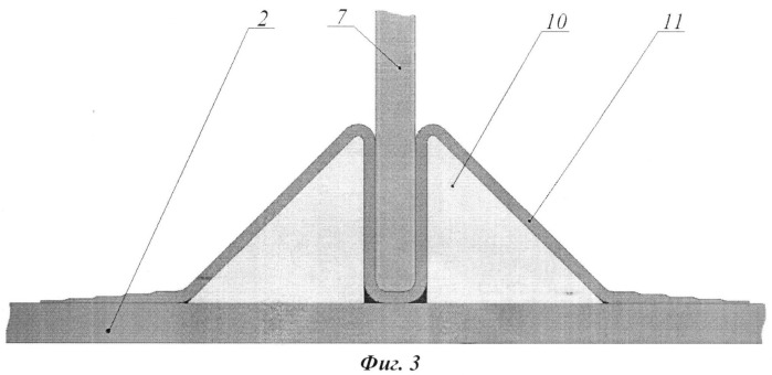 Редан высокоскоростного судна из полимерных композиционных материалов (патент 2544030)