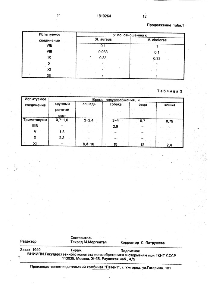 Способ получения 2,4-диамино-5-(замещенных) пиримидинов (патент 1819264)