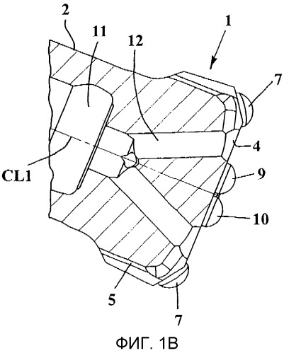 Буровая коронка для ударного бурения и головка для него (патент 2301318)