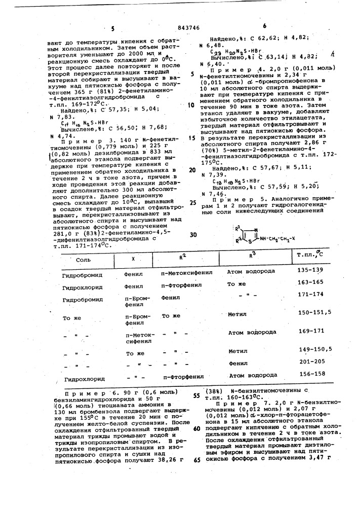 Способ получения аминотиазоловили их кислотно-аддитивных солей (патент 843746)