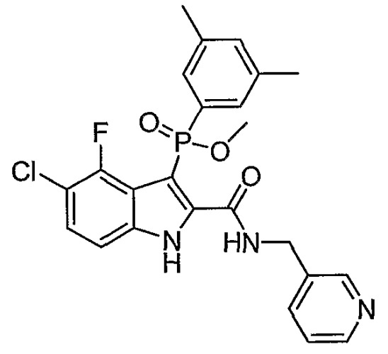 Фосфоиндолы как ингибиторы вич (патент 2393163)