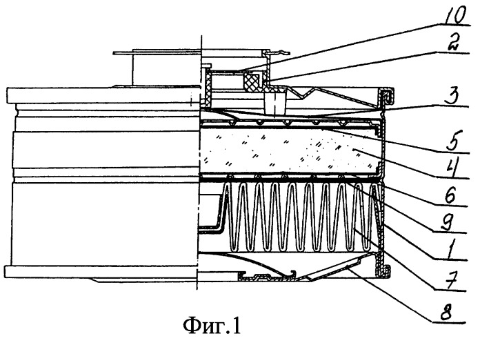 Многофункциональный полиномный противогазовый фильтр (патент 2261132)
