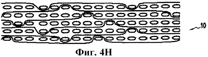 Волокнистая армирующая структура сложного атласного переплетения для изготовления детали из композитного материала (патент 2439222)