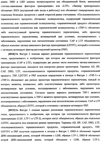 Конструкции терапевтического переключения генов и биореакторы для экспрессии биотерапевтических молекул и их применение (патент 2499599)