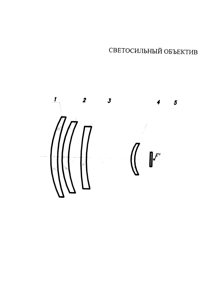 Светосильный объектив (патент 2611100)