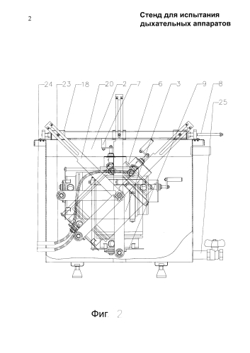 Стенд для испытания дыхательных аппаратов (патент 2577222)