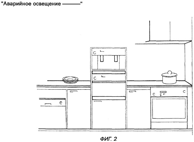 Холодильный шкаф с осветительным устройством для освещения внутреннего пространства (патент 2344341)