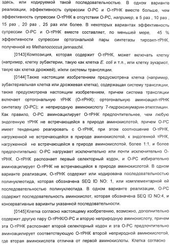 Генетически кодируемые флюоресцентные кумариновые аминокислоты (патент 2473690)
