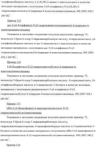 Производные пиридин-3-карбоксамида в качестве обратных агонистов св1 (патент 2404164)