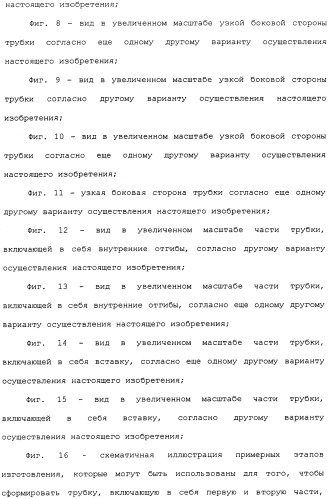 Плоская трубка, теплообменник из плоских трубок и способ их изготовления (патент 2480701)