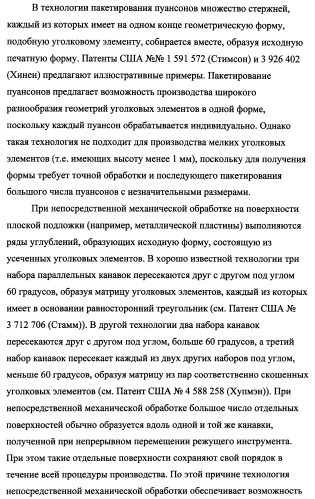 Пластина, содержащая кубические уголковые элементы, и световозвращающее покрытие (патент 2349941)