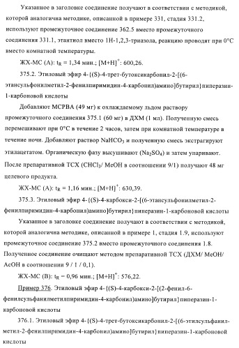 Производные пиримидина и их применение в качестве антагонистов рецептора p2y12 (патент 2410393)