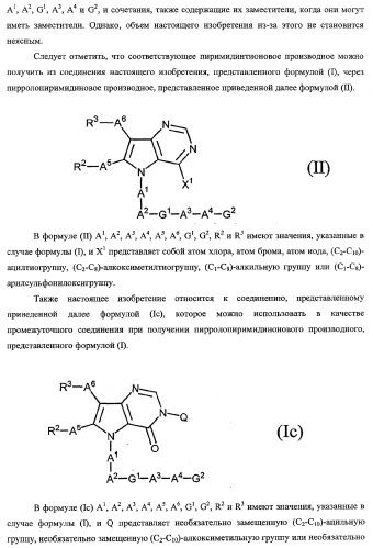 Пирролопиримидиноновые производные (патент 2358975)