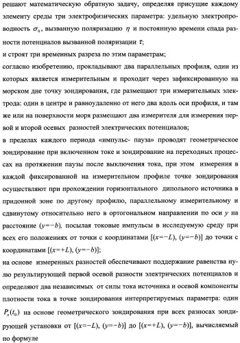 Способ морской геоэлектроразведки с фокусировкой электрического тока (варианты) (патент 2351958)