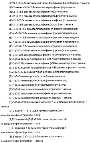Соединения, представляющие собой стиролильные производные, для лечения офтальмических заболеваний и расстройств (патент 2494089)