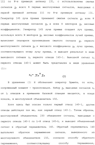 Устройство и способ приема сигнала в системе мобильной связи с использованием схемы адаптивной антенной решетки (патент 2313905)