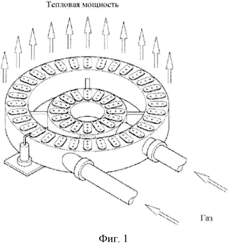 Вентиляторная металловолоконная газовая горелка (патент 2577428)