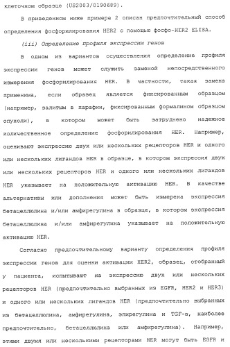 Продление времени до прогрессирования заболевания или продолжительности жизни у онкологических больных с применением ингибиторов димеризации her (патент 2404806)