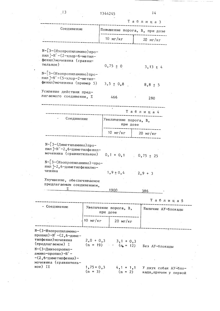Способ получения n- (3- алкиламинопропил) -n @ - фенилмочевины или их фармакологически приемлемых солей /его варианты/ (патент 1344245)