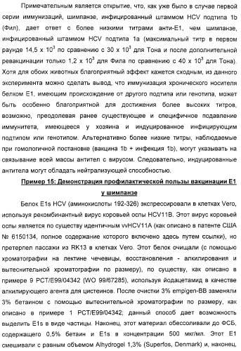 Очищенные белки оболочки вируса гепатита с для диагностического и терапевтического применения (патент 2313363)