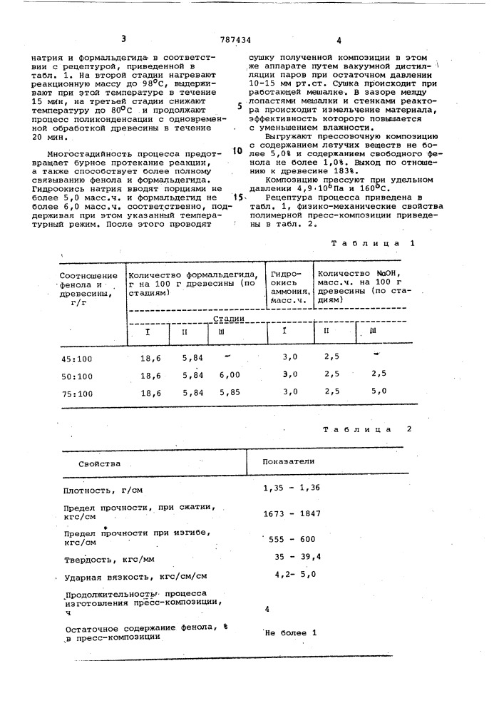 Способ получения полимерной пресскомпозиции (патент 787434)