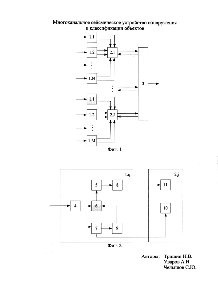 Многоканальное сейсмическое устройство обнаружения и классификации нарушителей (патент 2598319)