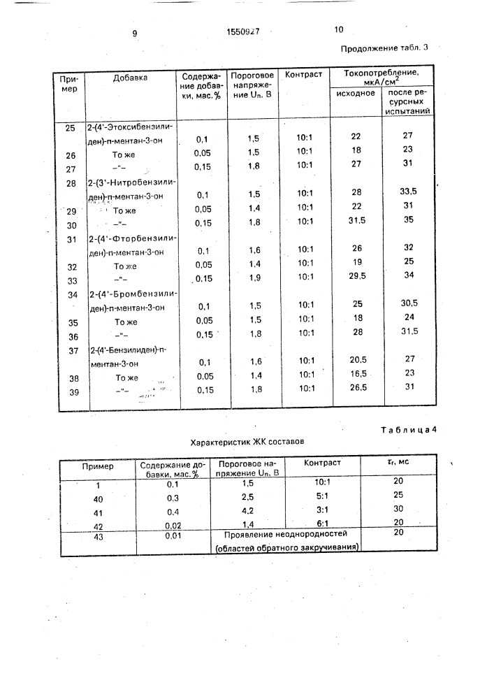 Жидкокристаллический состав для электрооптического устройства (патент 1550927)