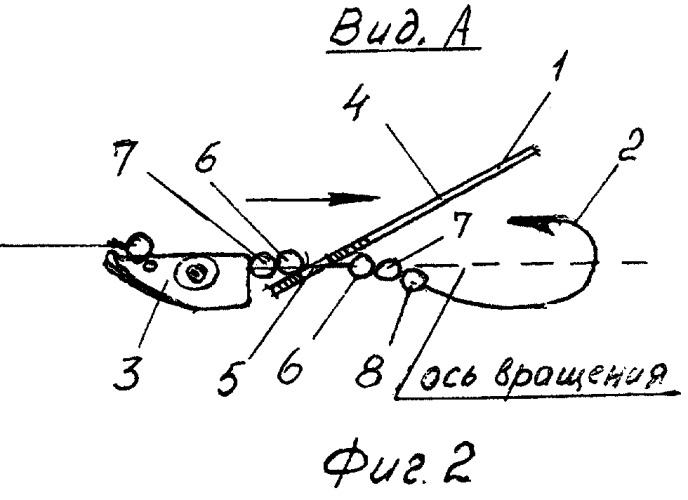 Вращающаяся блесна с.в.л. (патент 2267920)