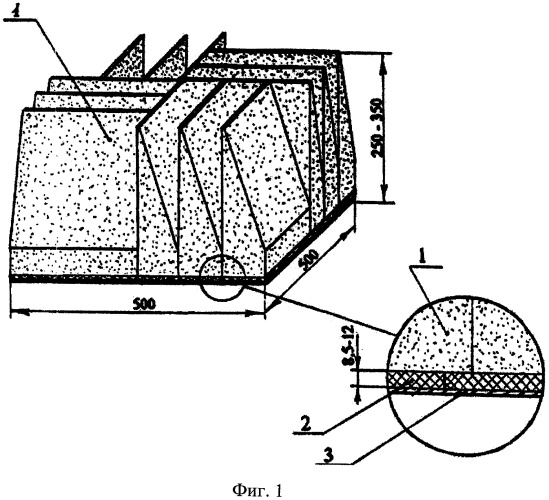 Сверхширокодиапазонный поглотитель электромагнитных волн для безэховых камер и экранированных помещений (патент 2453953)
