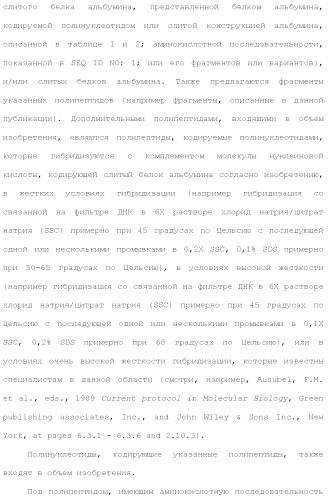 Слитые белки альбумина (патент 2369404)