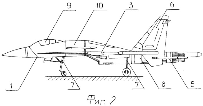 Маневренный самолет с передним оперением (патент 2328409)