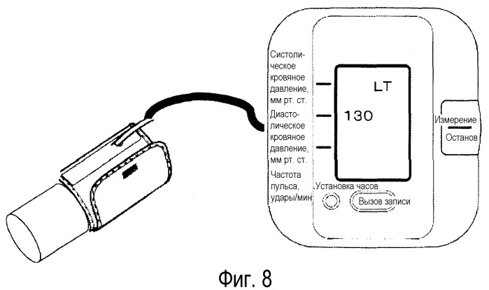 Электронный сфигмоманометр, подтверждающий утечку воздуха (патент 2517584)