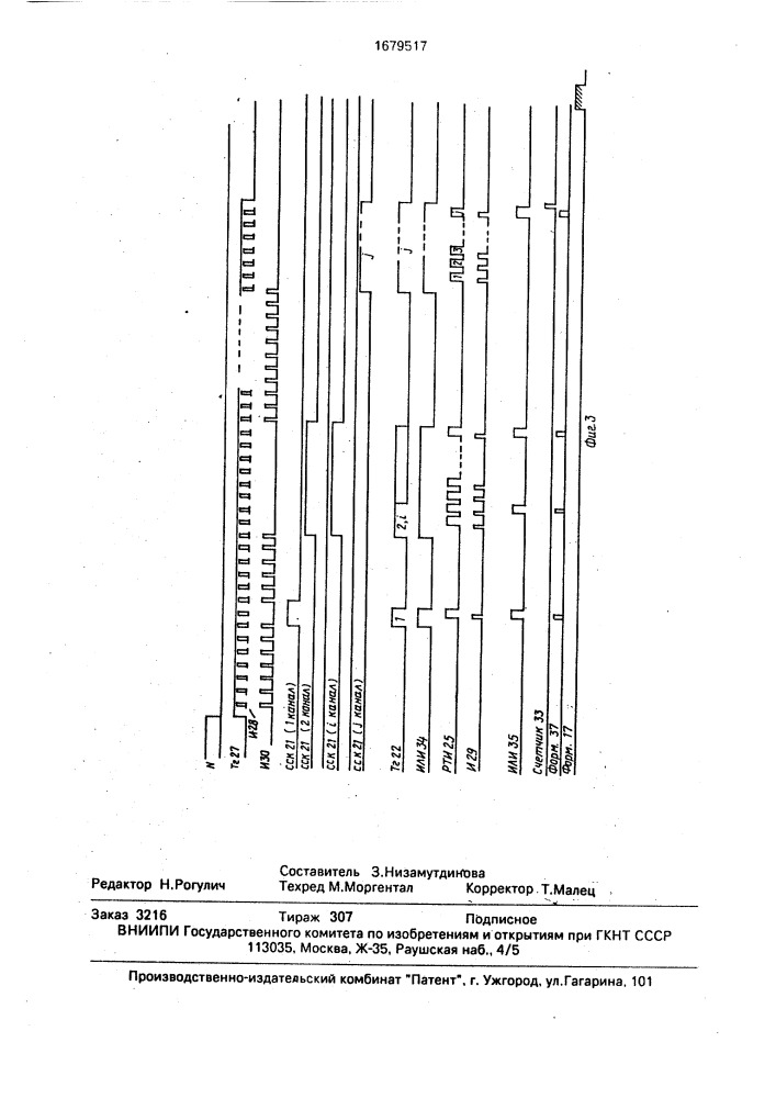 Передающее устройство адаптивной телеизмерительной системы (патент 1679517)