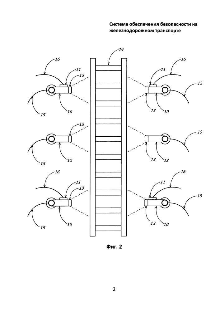 Система обеспечения безопасности на железнодорожном транспорте (патент 2641881)