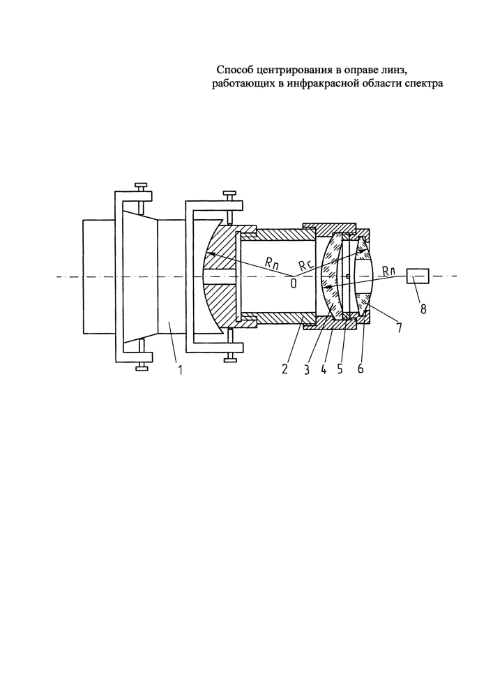 Способ центрирования в оправе линз, работающих в инфракрасной области спектра (патент 2634078)