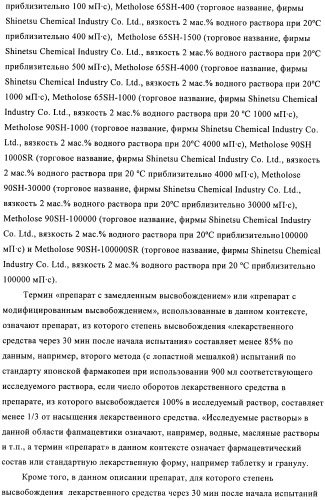 Состав с модифицированным высвобождением, содержащий 1-[(3-гидроксиадамант-1-иламино)ацетил]пирролидин-2(s)-карбонитрил (патент 2423124)