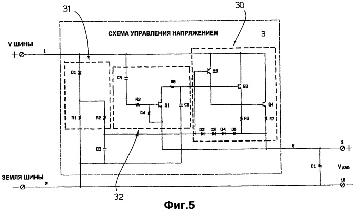 Шинный модем для строительных и промышленных электрических систем (патент 2395162)