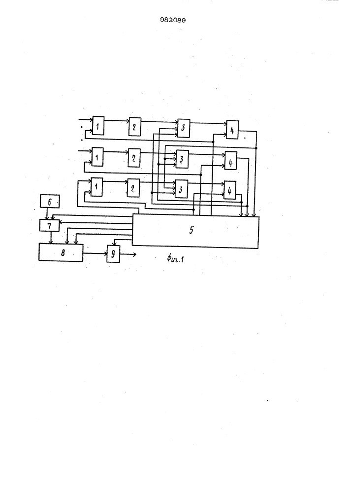 Оперативное запоминающее устройство на динамических элементах памяти (патент 982089)