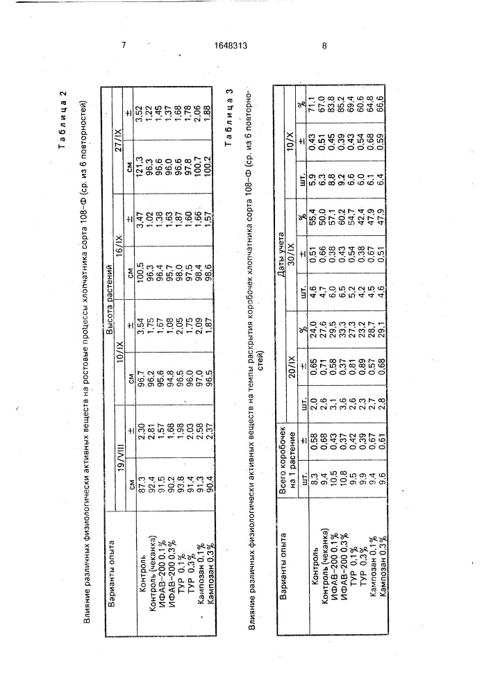 Регулятор роста хлопчатника (патент 1648313)