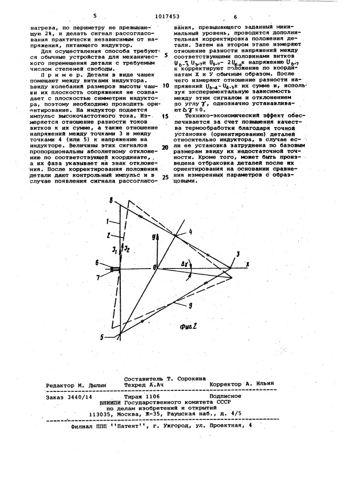 Способ ориентирования деталей (патент 1017453)