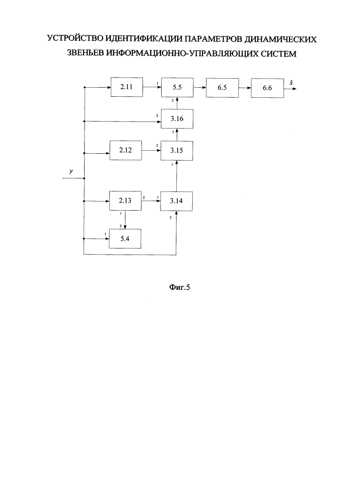 Устройство идентификации параметров динамических звеньев информационно-управляющих систем (патент 2632681)