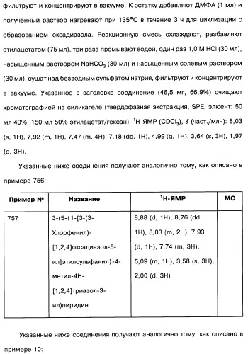 [1,2,4]оксадиазолы (варианты), способ их получения, фармацевтическая композиция и способ ингибирования активации метаботропных глютаматных рецепторов-5 (патент 2352568)