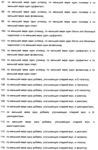 Композиция интенсивного подсластителя с пробиотиками/пребиотиками и подслащенные ею композиции (патент 2428051)